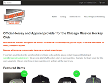 Tablet Screenshot of chicagomissionapparel.com